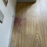 フローリングの変色補修/東京都三鷹市/リペア